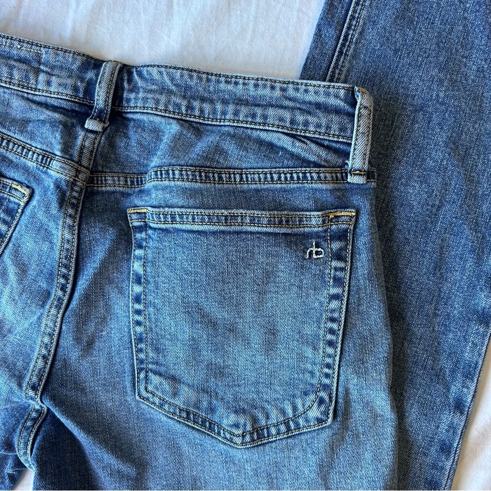 Rag & Bone Dre Low Rise Slim Boyfriend Jeans Y2K Denim Size 26 - Picture 5 of 5